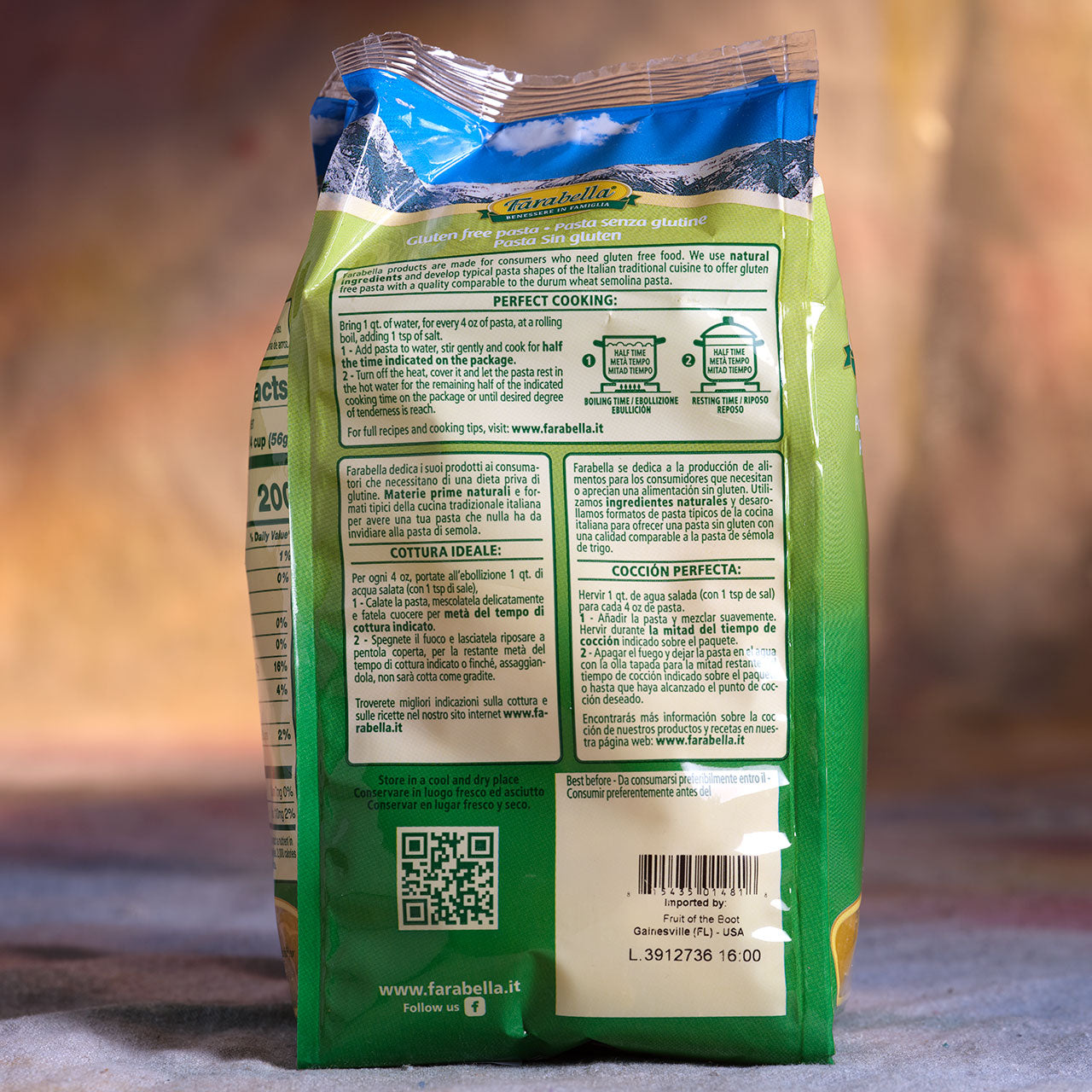 Farabella Gluten Free Penne Rigate Pasta