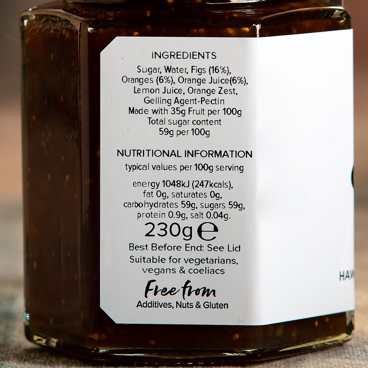Hawkshead Fig and Orange Jam