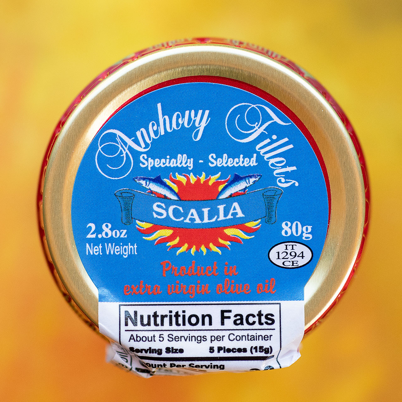 Scalia Anchovy Fillets in Olive Oil