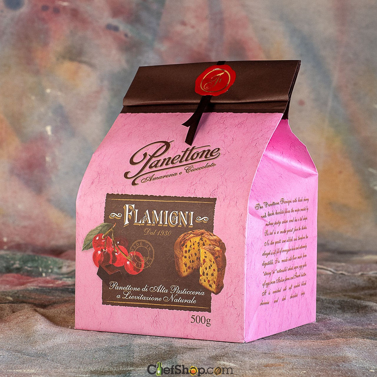 Flamigni Cherry and Chocolate Panettone - half kilo