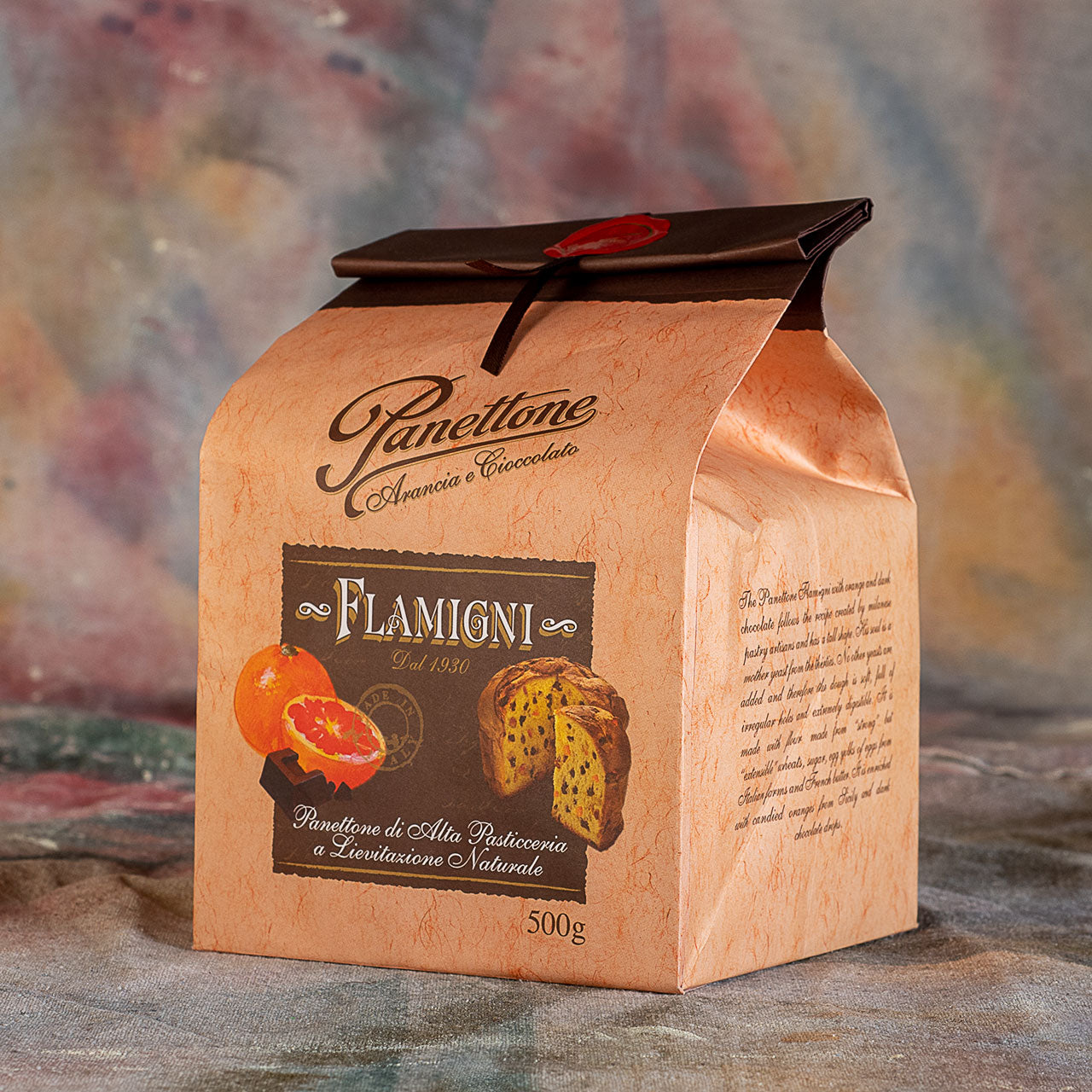 Flamigni Orange and Chocolate Panettone - half kilo
