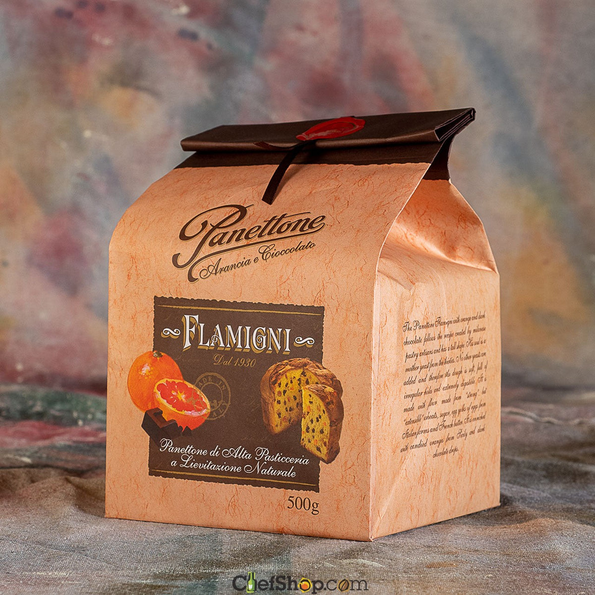 Flamigni Orange and Chocolate Panettone - half kilo