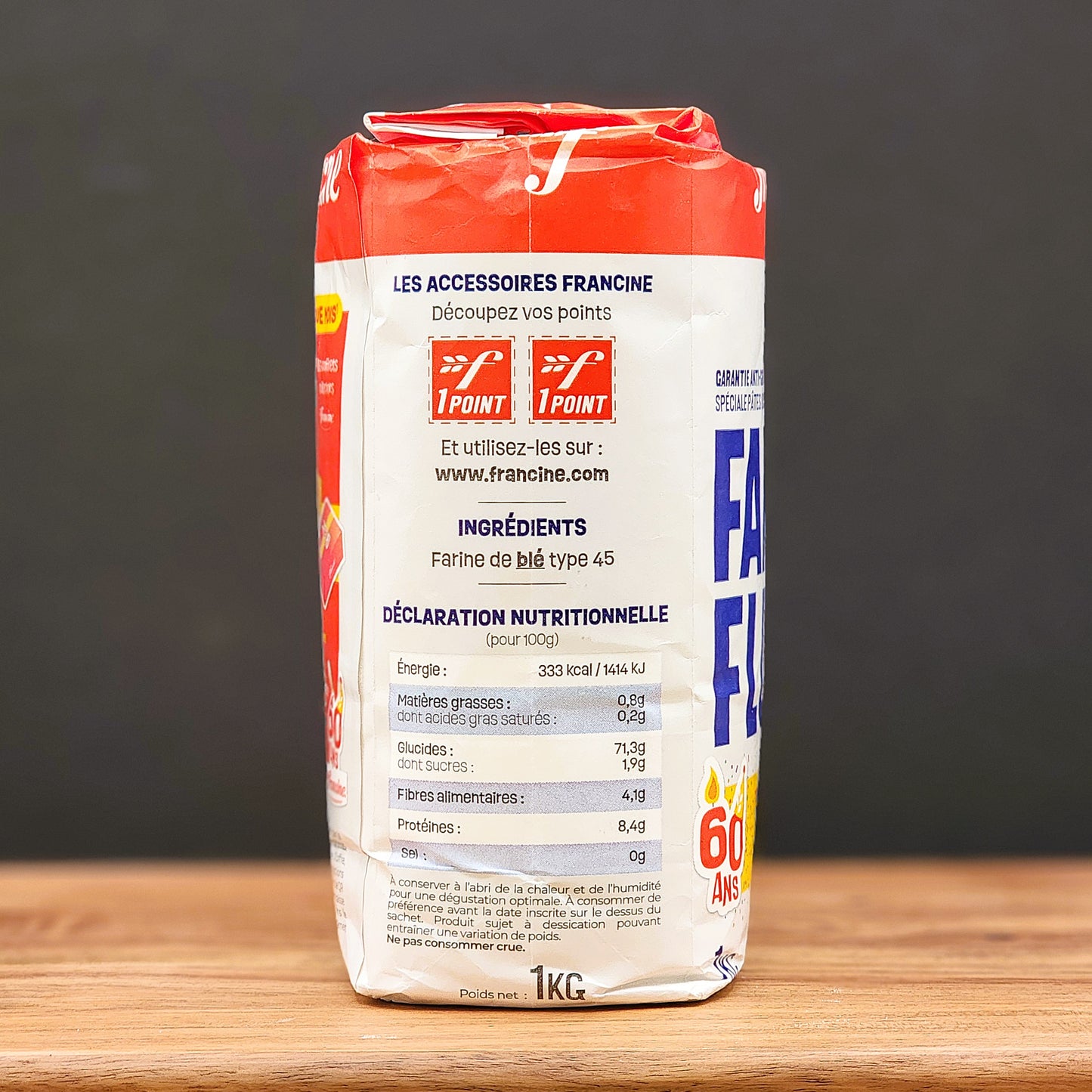 Francine Fluide Lump-free T45 Flour