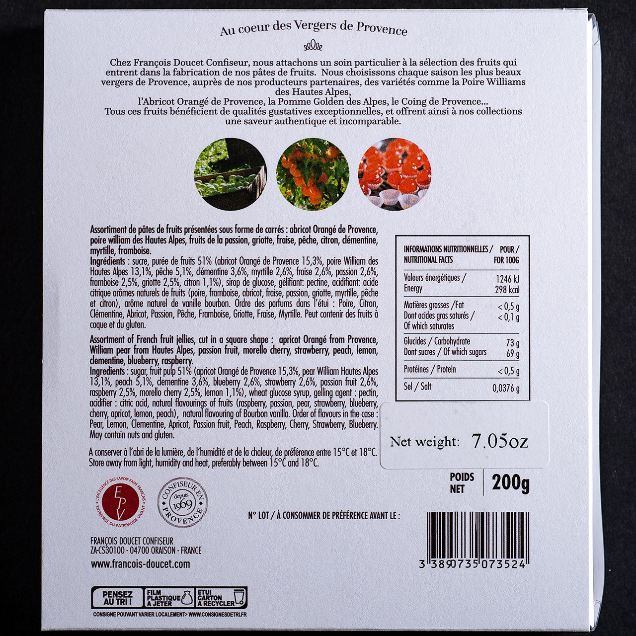 Francois Doucet Pâtes de Fruits - 20 Assorted