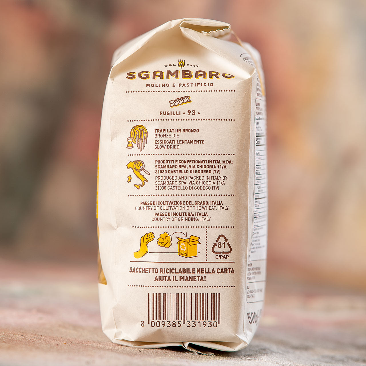 Sgambaro Fusilli Pasta