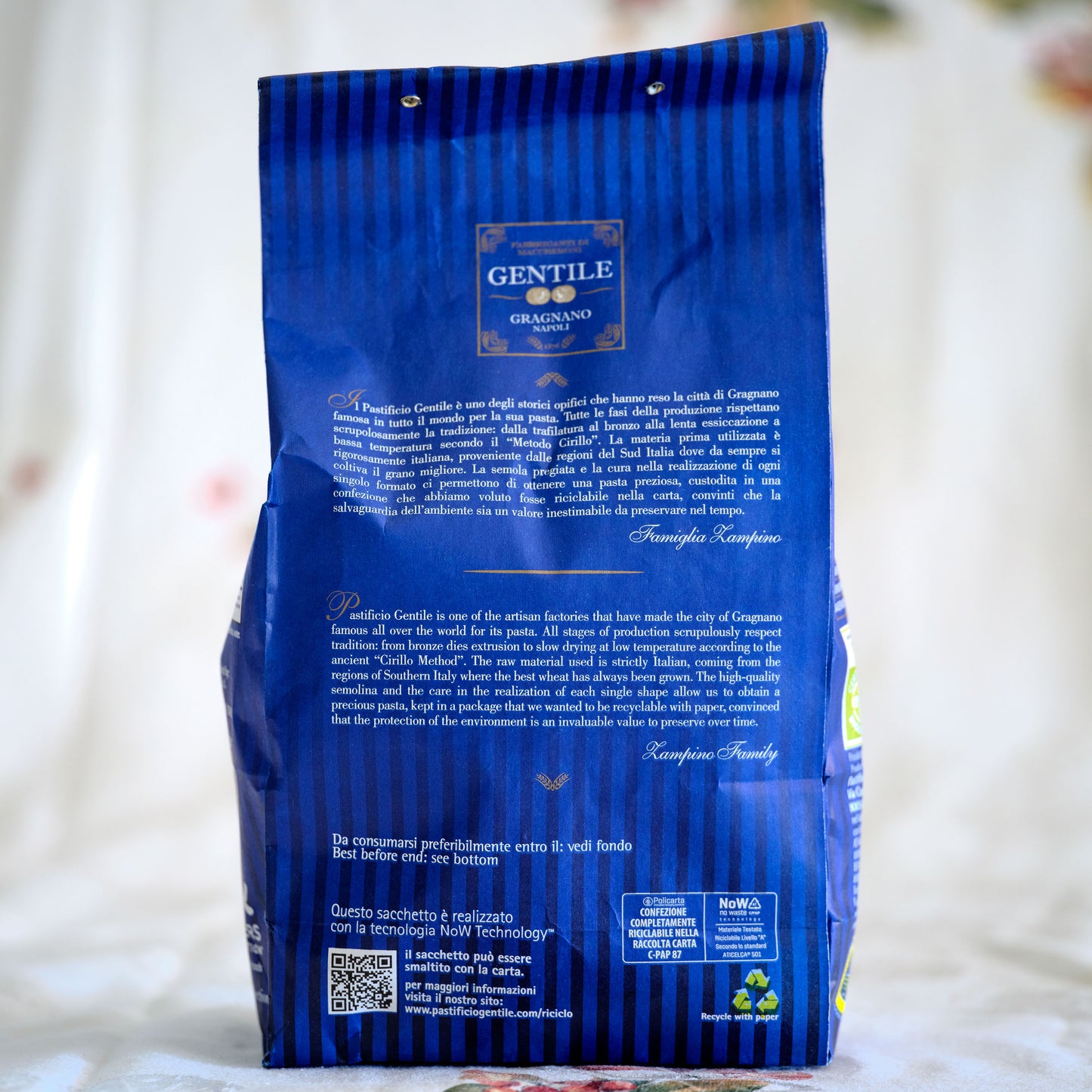 GENTILE Organic Lumaconi Pasta Shells