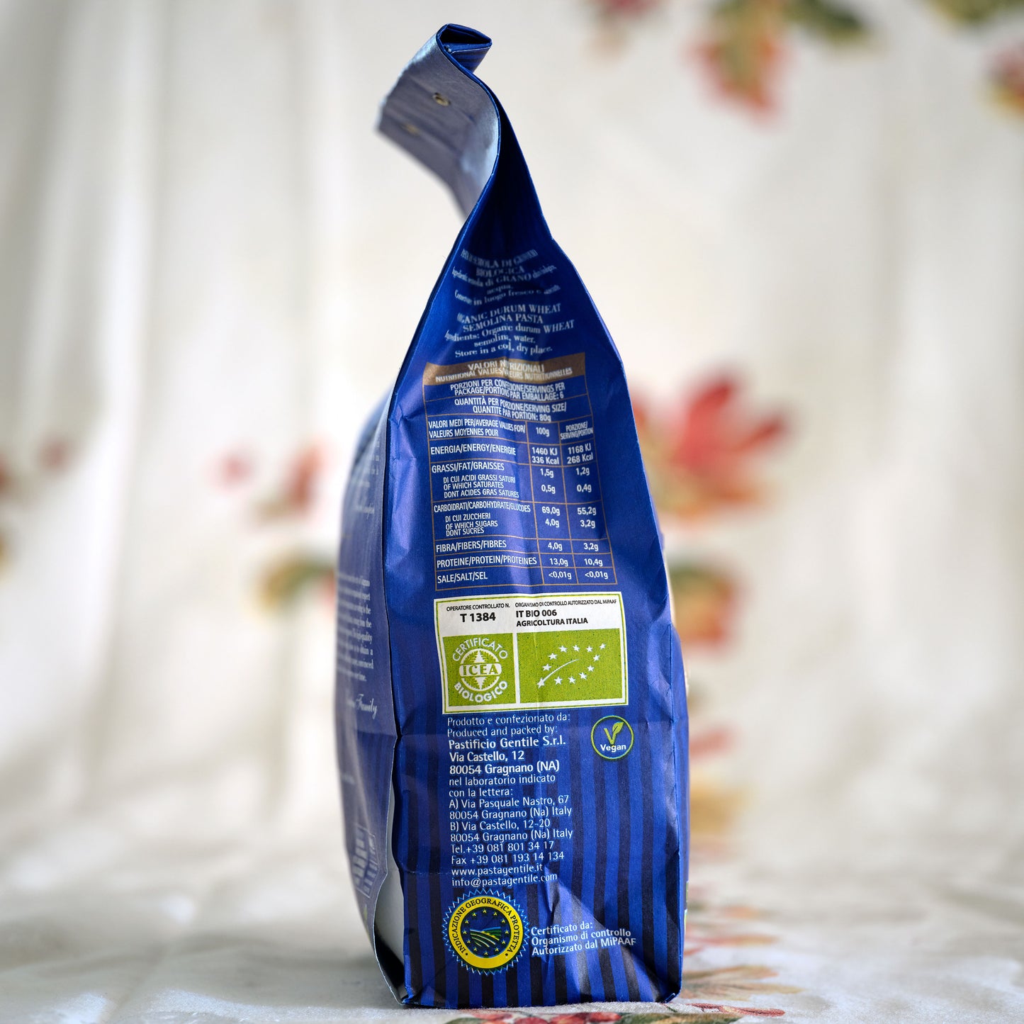 GENTILE Organic Lumaconi Pasta Shells