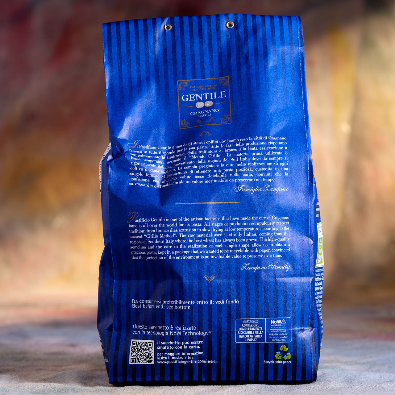Gentile Organic Paccheri Pasta