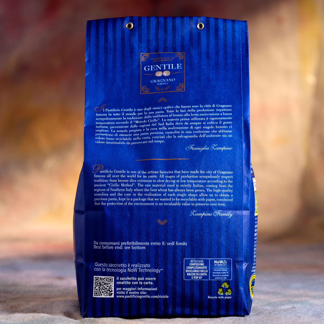 Gentile Organic Vesuvio Girella Pasta