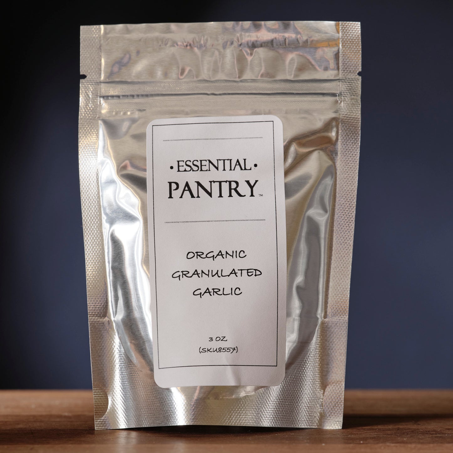 Organic Granulated Garlic package