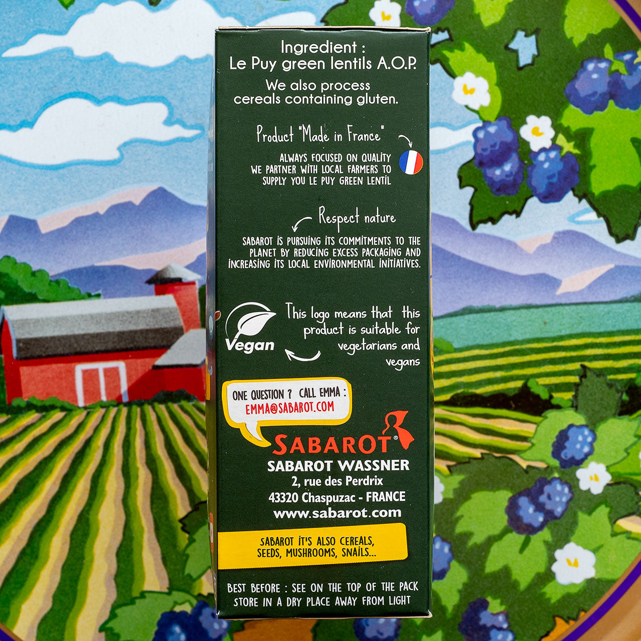 Green Lentils - A.O.C. Le Puy France