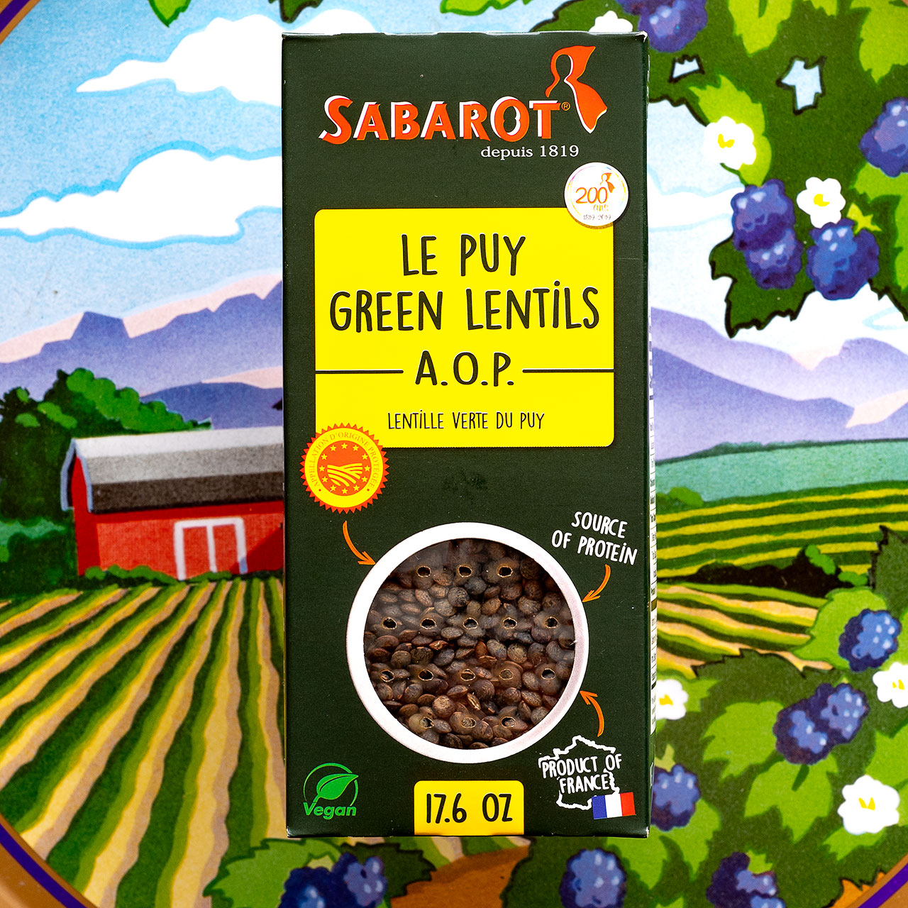 Green Lentils - A.O.C. Le Puy France