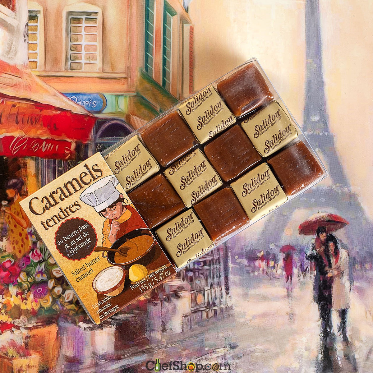 Guerande Salt Butter Caramels Tendres - Squares