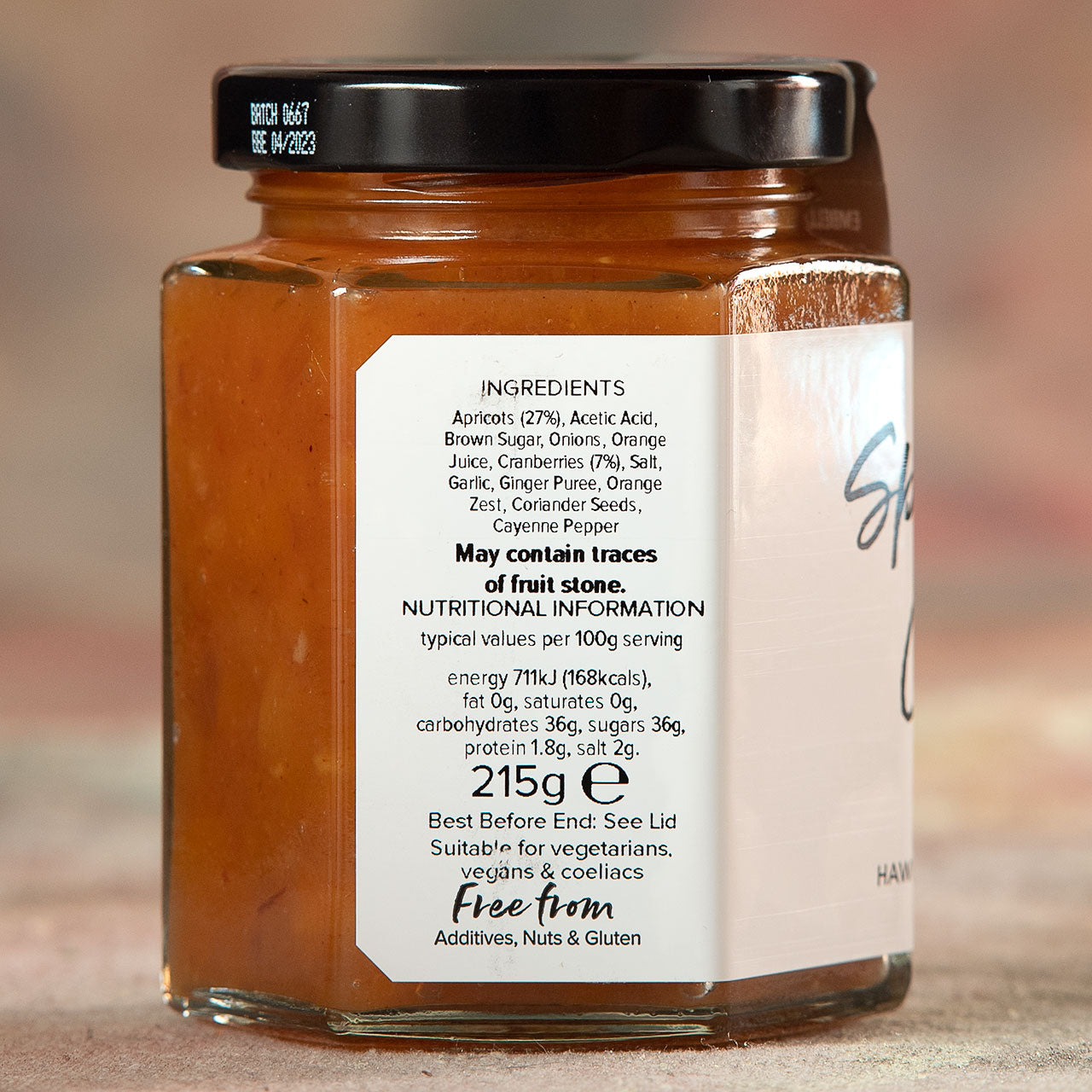 Hawkshead Spiced Apricot and Cranberry Chutney