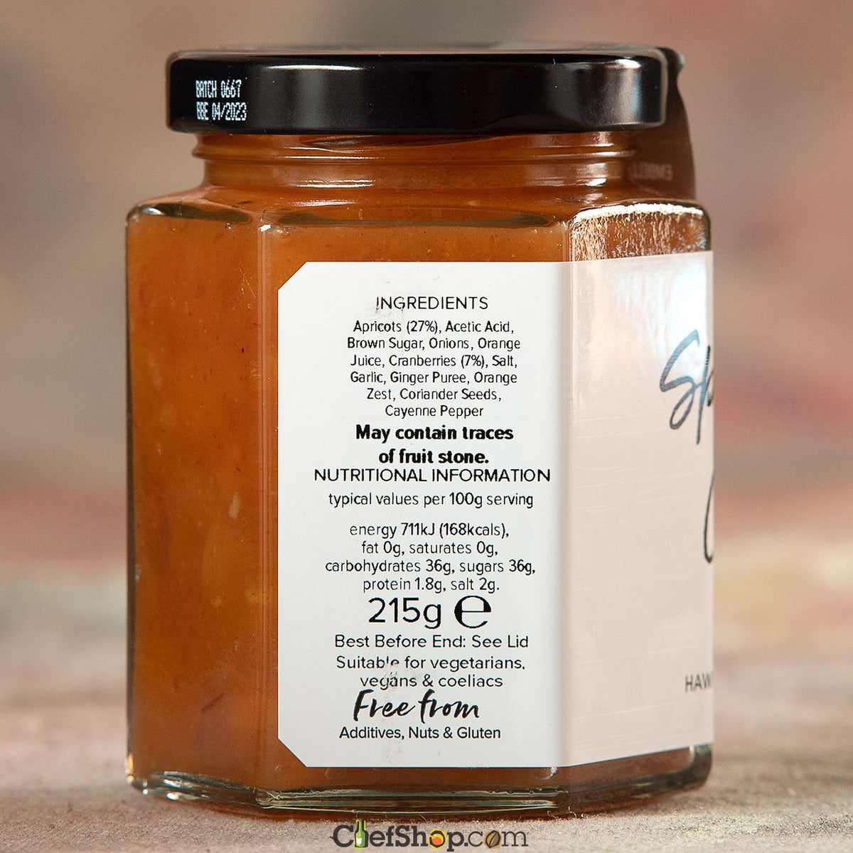 Hawkshead Spiced Apricot and Cranberry Chutney