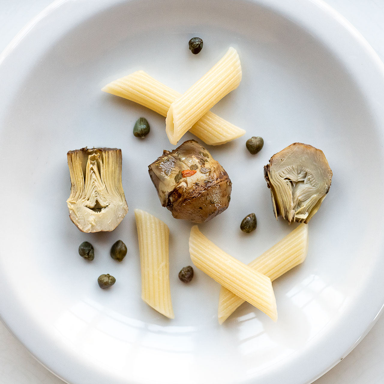 Artichoke Hearts Romana Style in Olive Oil