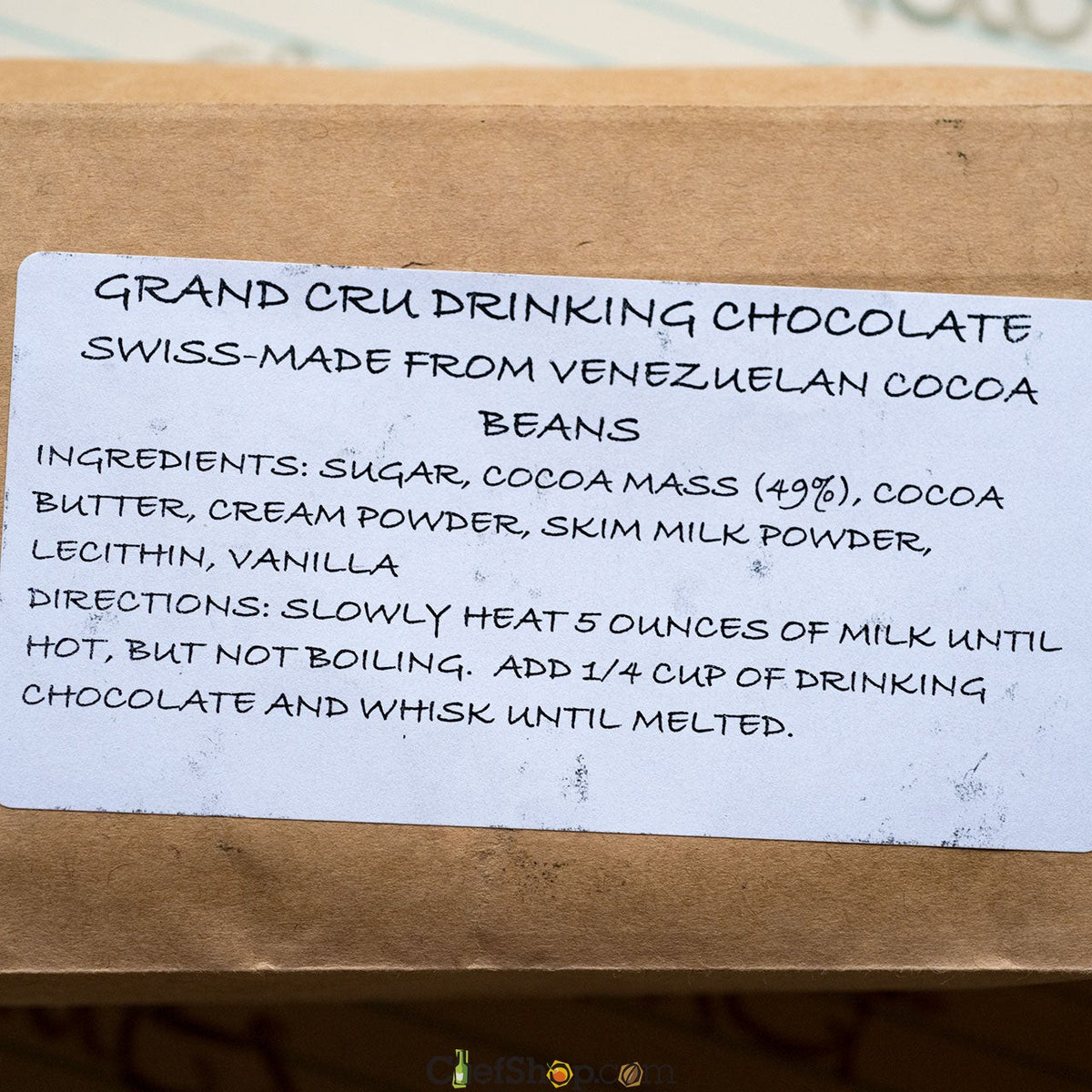 Swiss Grand Cru Drinking Chocolate - Creamy