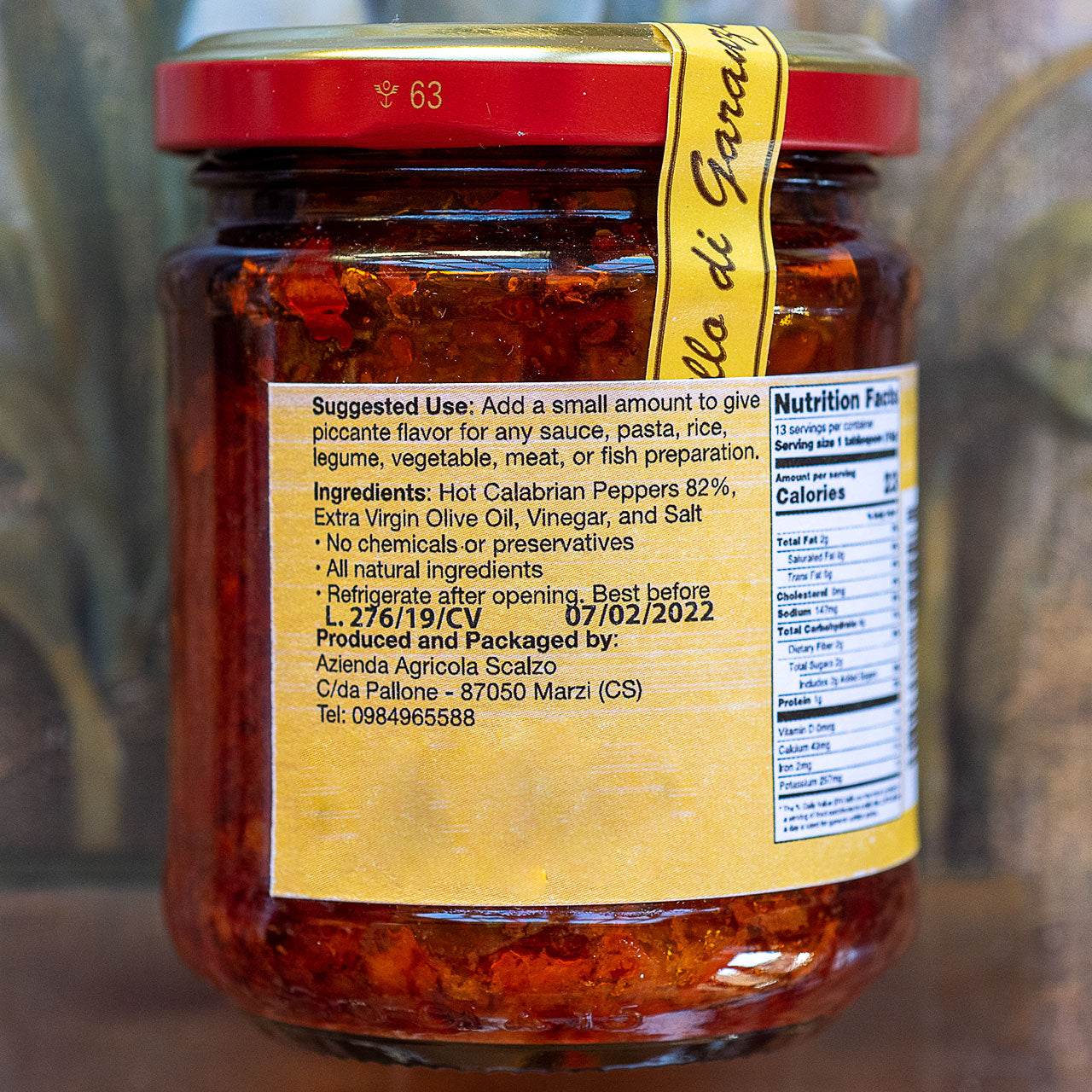 Bomba di Calabria Hot Pepper Paste