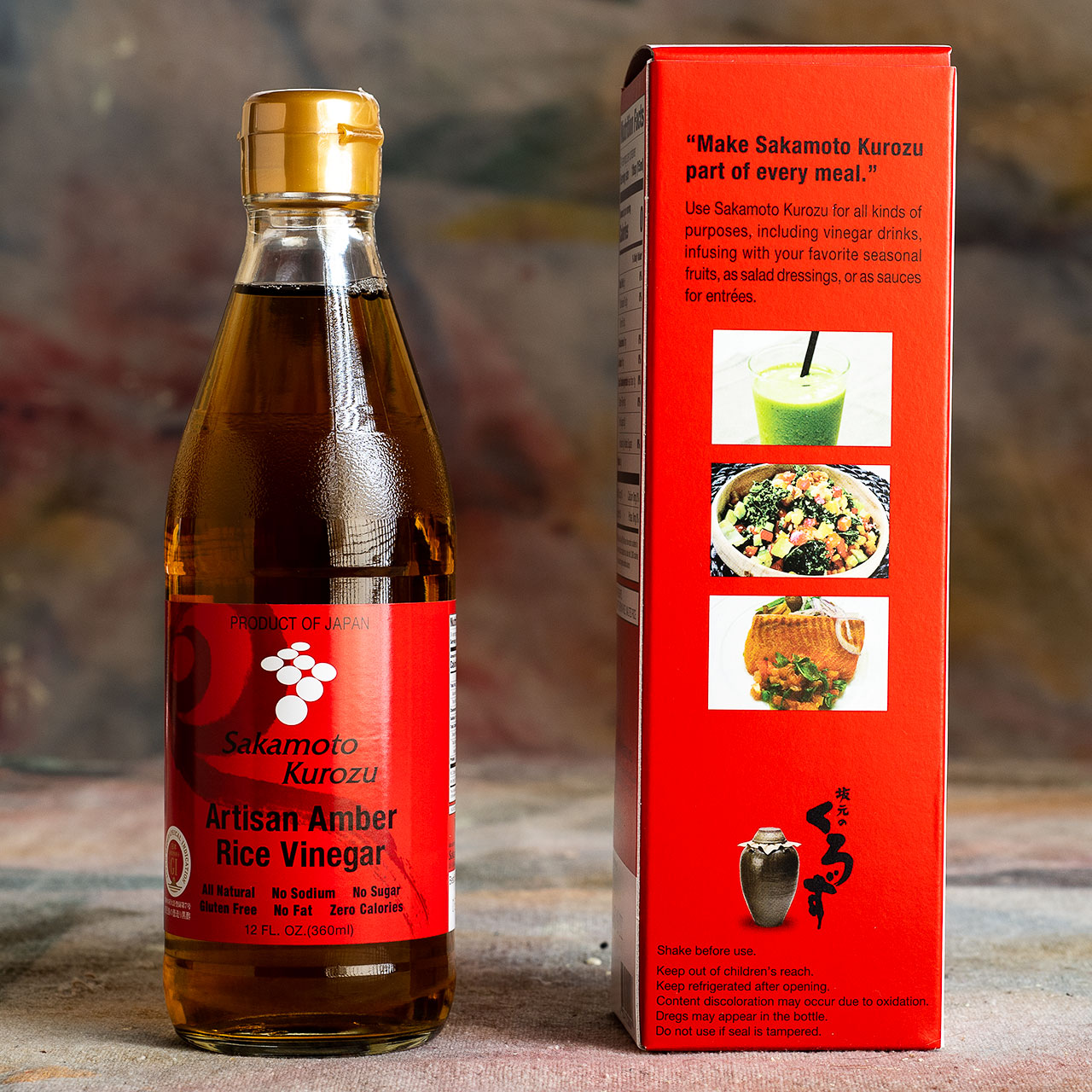 Sakamoto Kurozu Artisan Amber Rice Vinegar