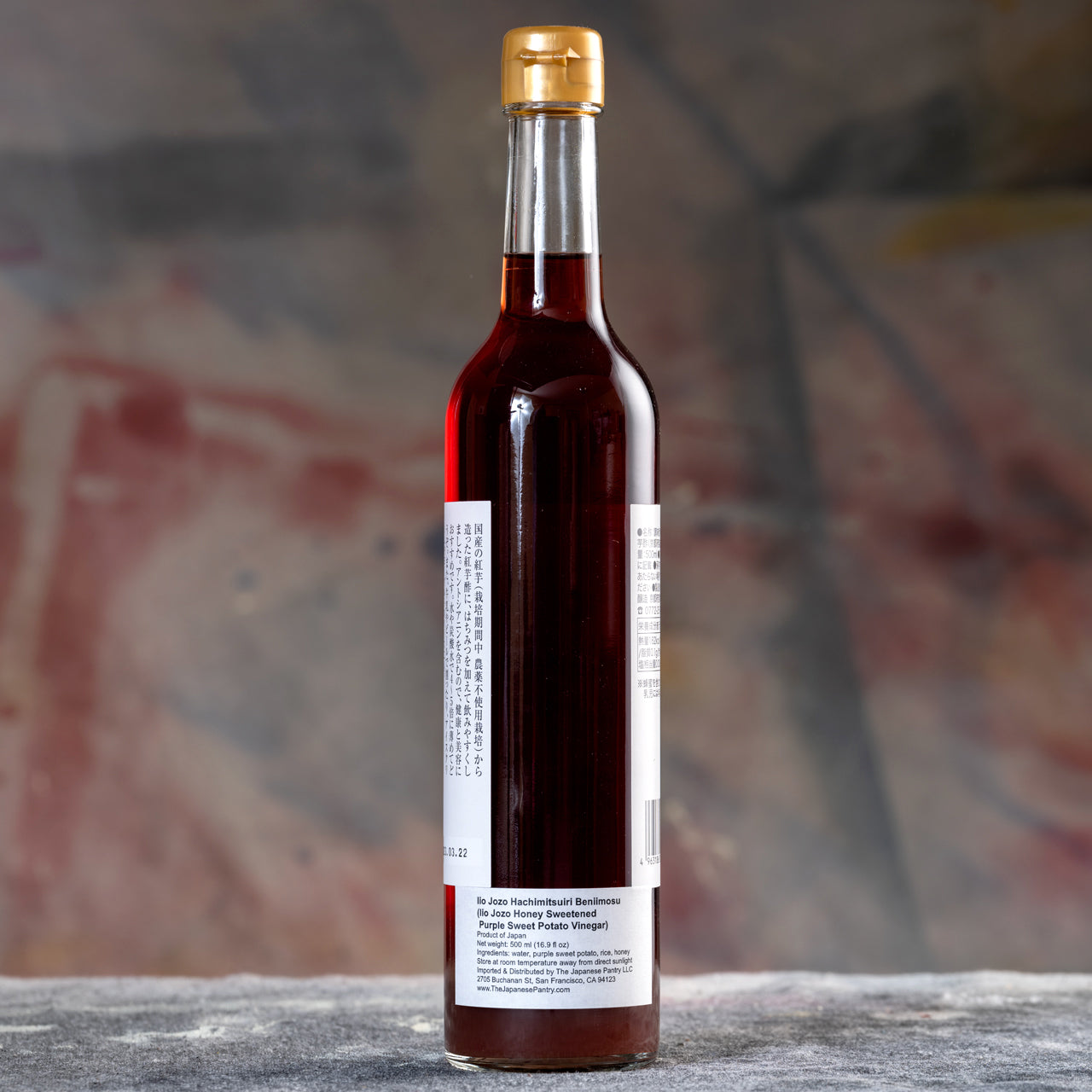 Iio Jozo Honey Sweetened Purple Sweet Potato Vinegar (Beniimosu) - 500 ml