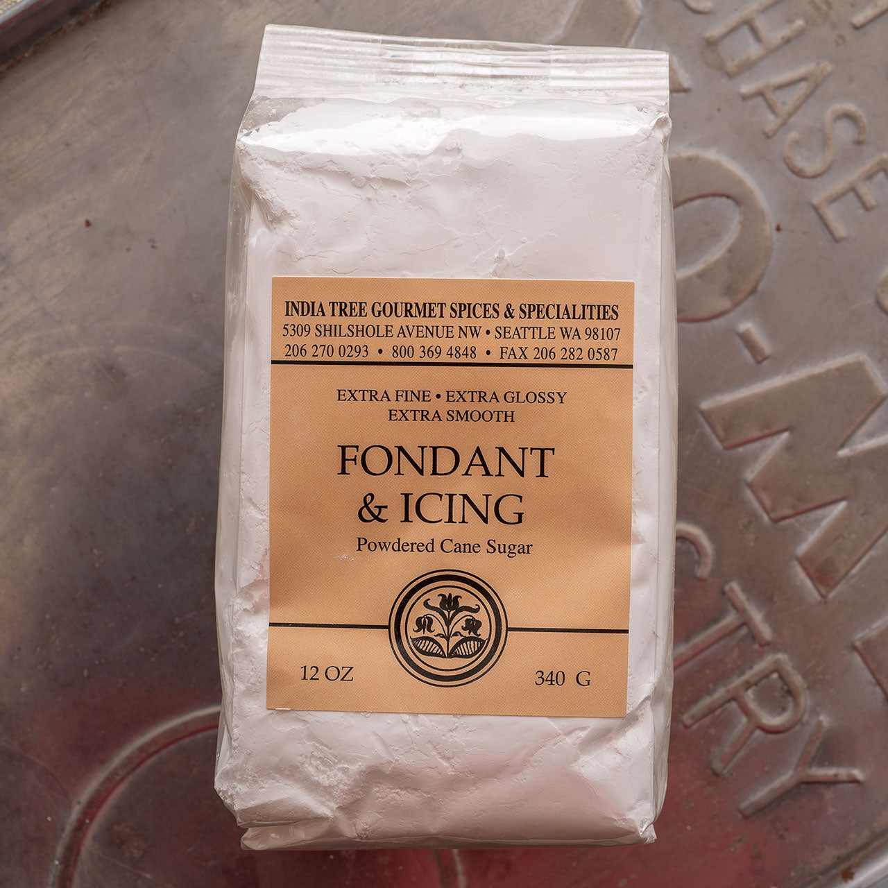 India Tree Powdered Fondant & Icing SUGAR - 3/4 LB