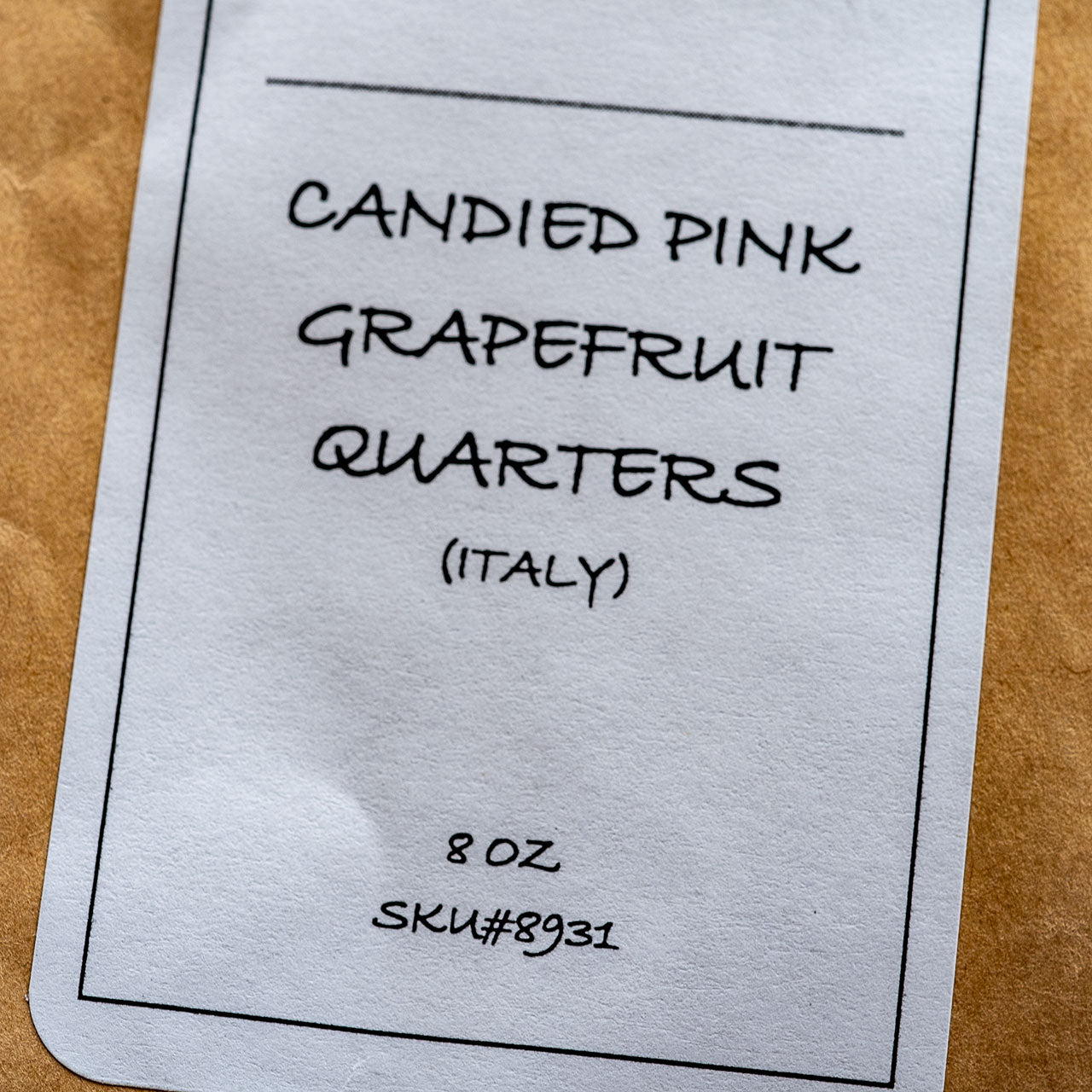 Italian Candied Pink Grapefruit Peel