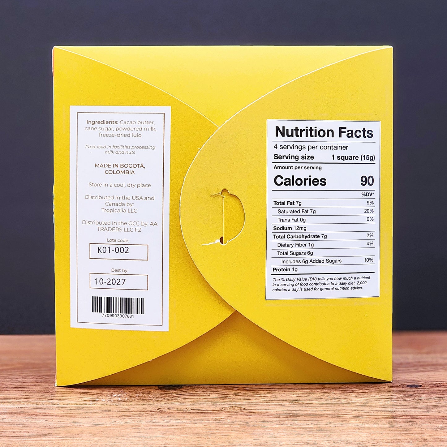 KARÜ Maracuya 50% Dark Milk Chocolate Bar with Passion Fruit