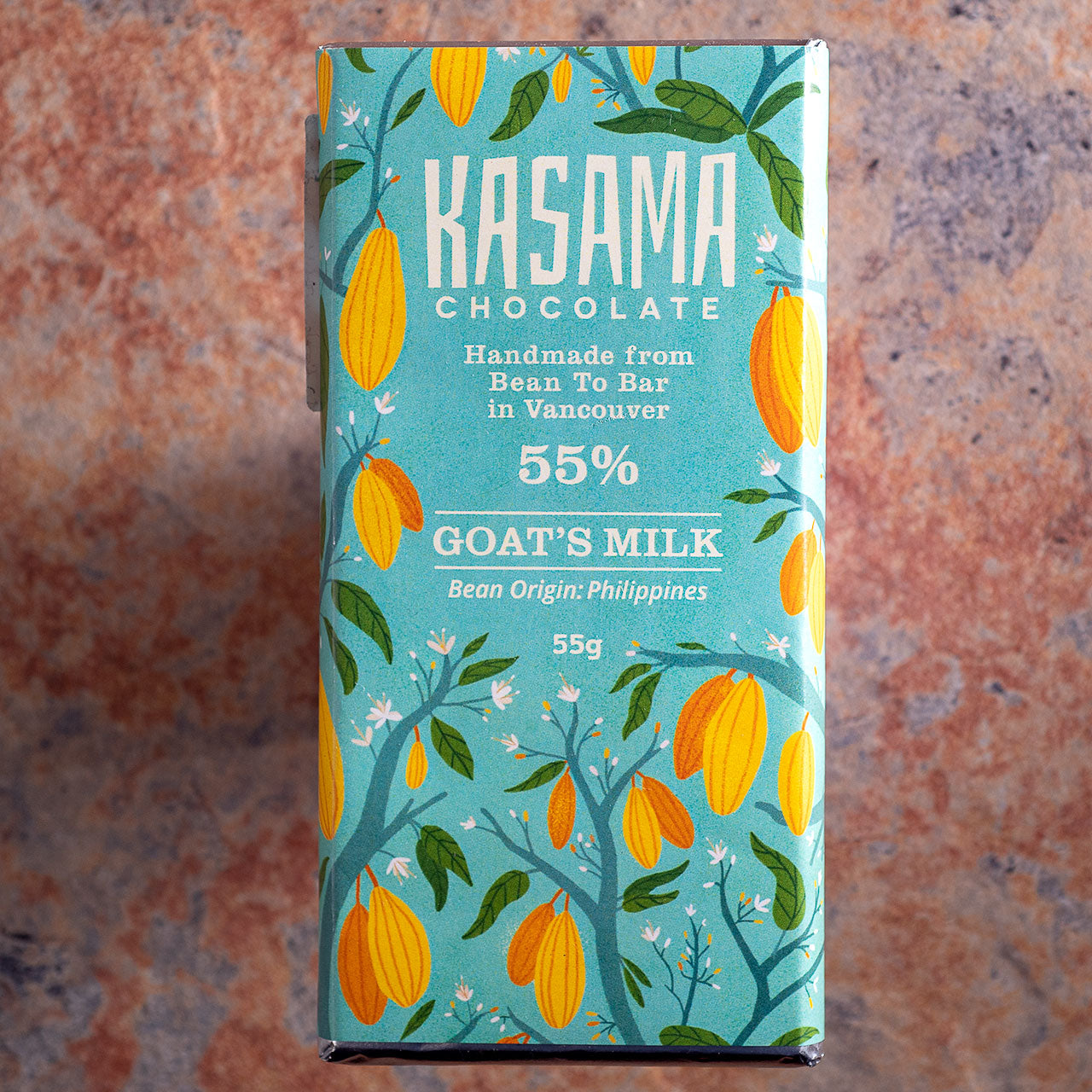 Kasama 55 Percent Goat Milk Chocolate Bar