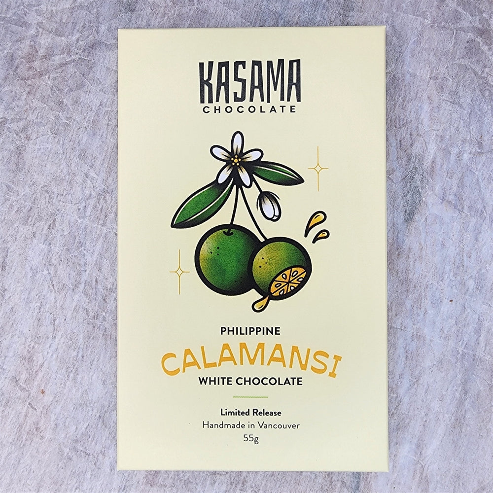 Kasama Calamansi White Chocolate Bar