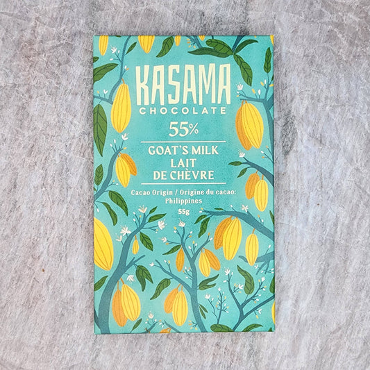 Kasama 55% Goat Milk Chocolate Bar