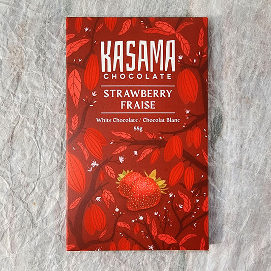 Kasama Strawberry White Chocolate Bar