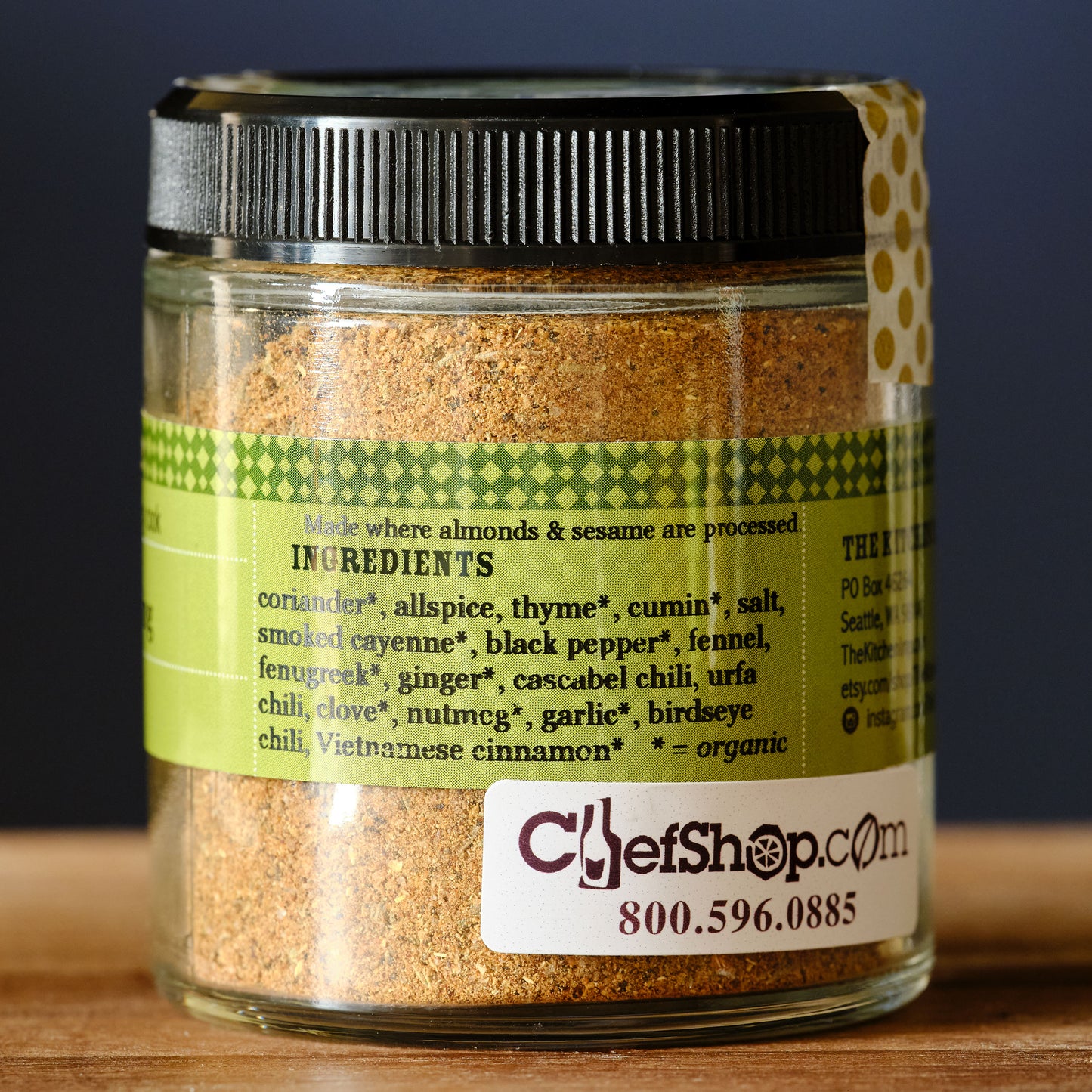 Kitchen Imp Jerk Seasoning Blend label ingredients