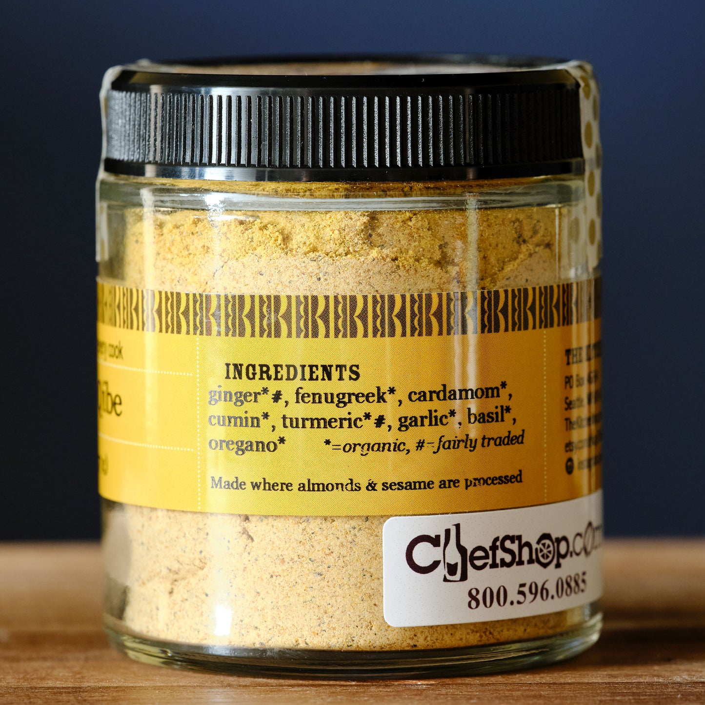 Kitchen Imp Organic Nit'Ir Qibe Spice Blend label ingredients