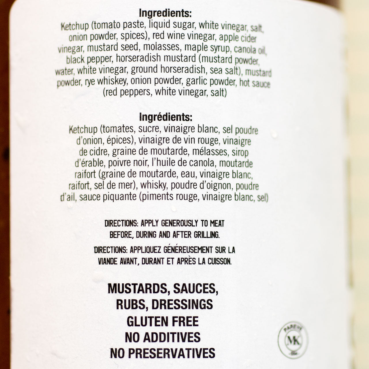 Kozliks Maple Whiskey BBQ Sauce