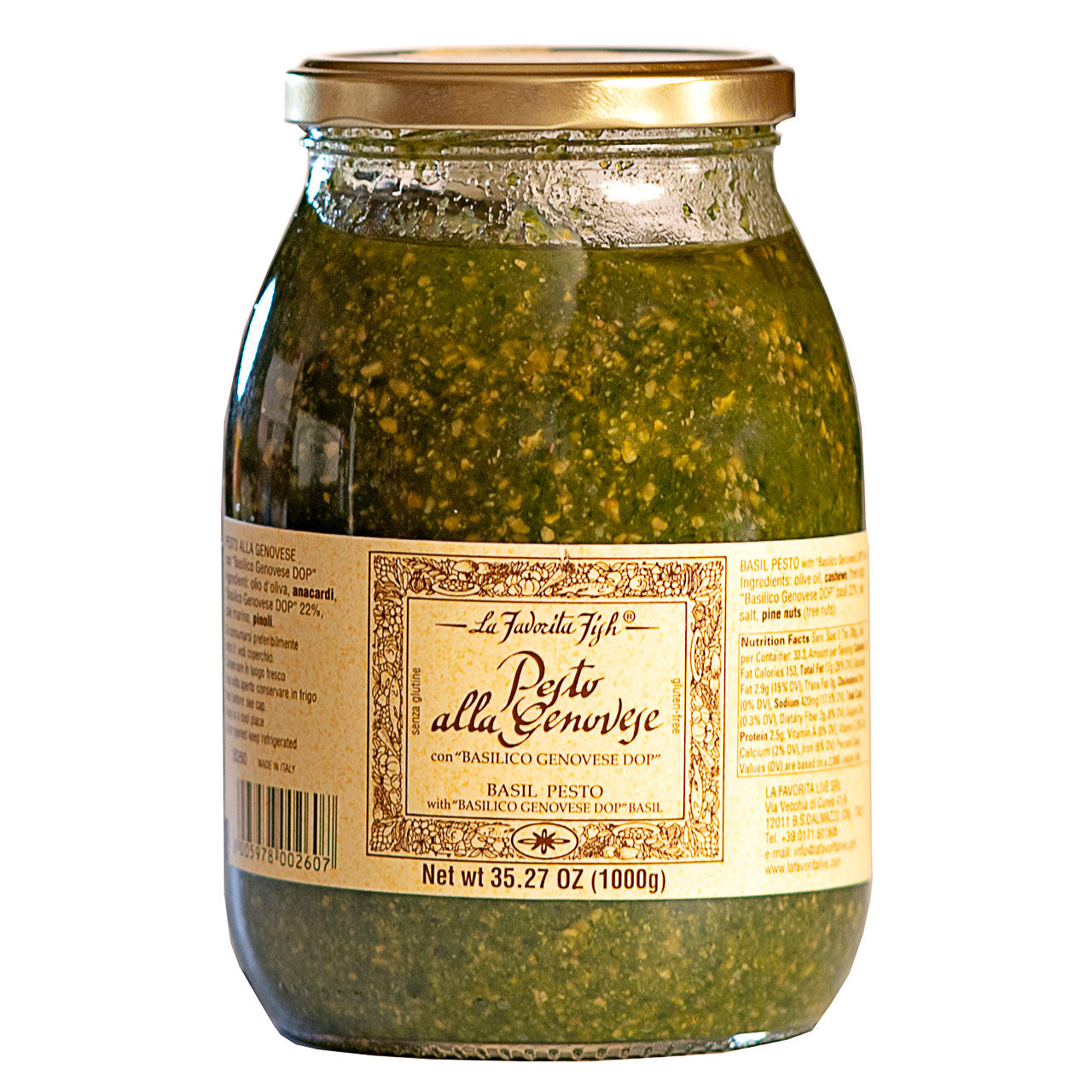 La Favorita Pesto alla Genovese - 1000g