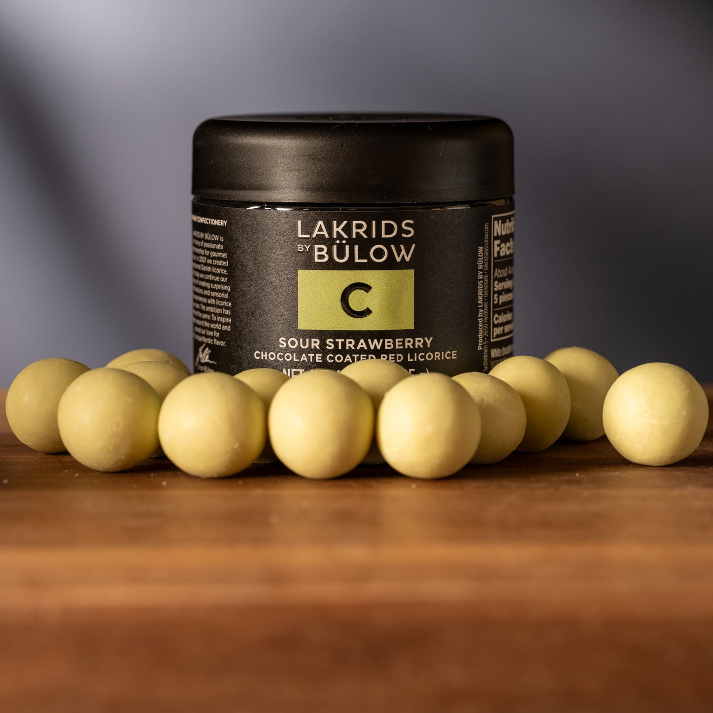 Lakrids Sour Strawberry Chocolate-Covered Sweet Licorice