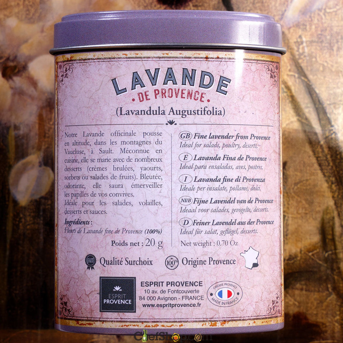 Lavande Culinaire from Esprit Provence - Lavender from Provence