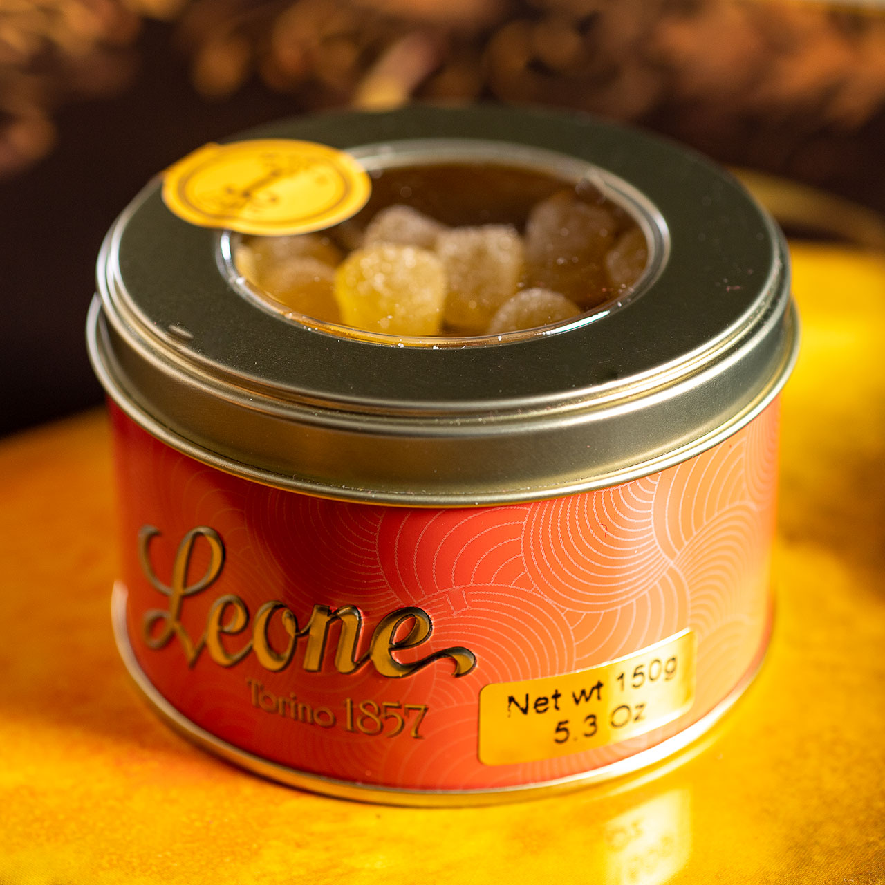 Leone Lemon Fruit Jelly Drops in Tin