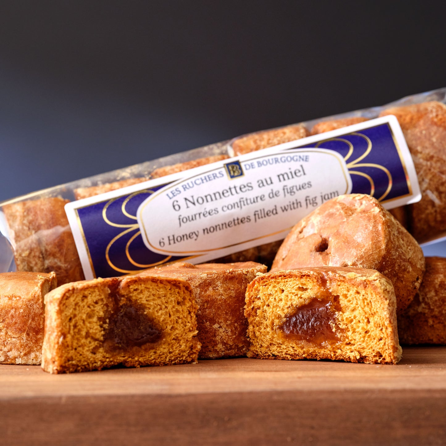 Les Ruchers De Bourgogne Honey Nonnettes with Fig Jam