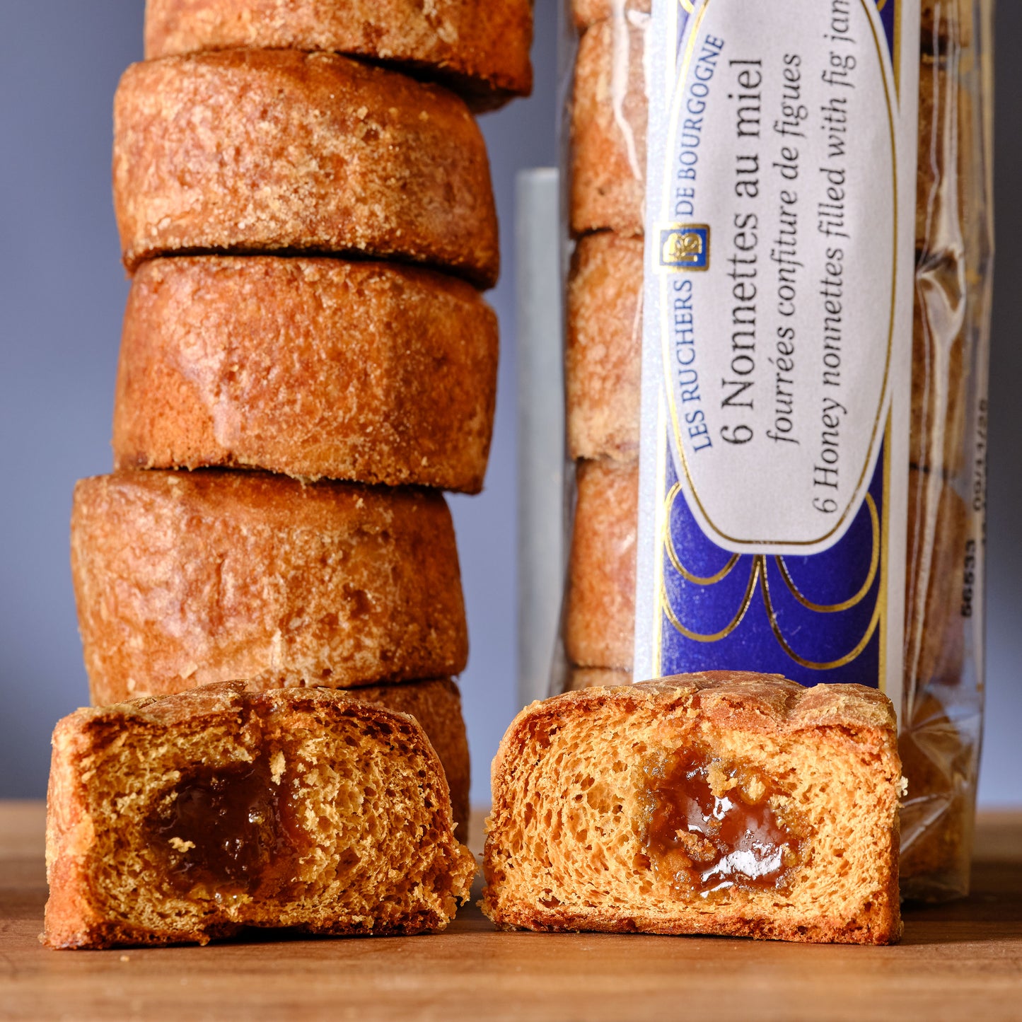 Les Ruchers De Bourgogne Honey Nonnettes with Fig Jam