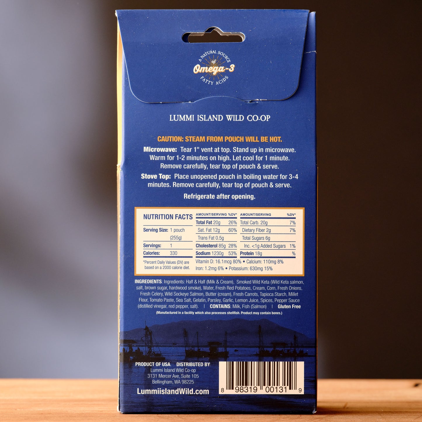 Lummi Island Wild Smoked Wild Salmon Chowder
