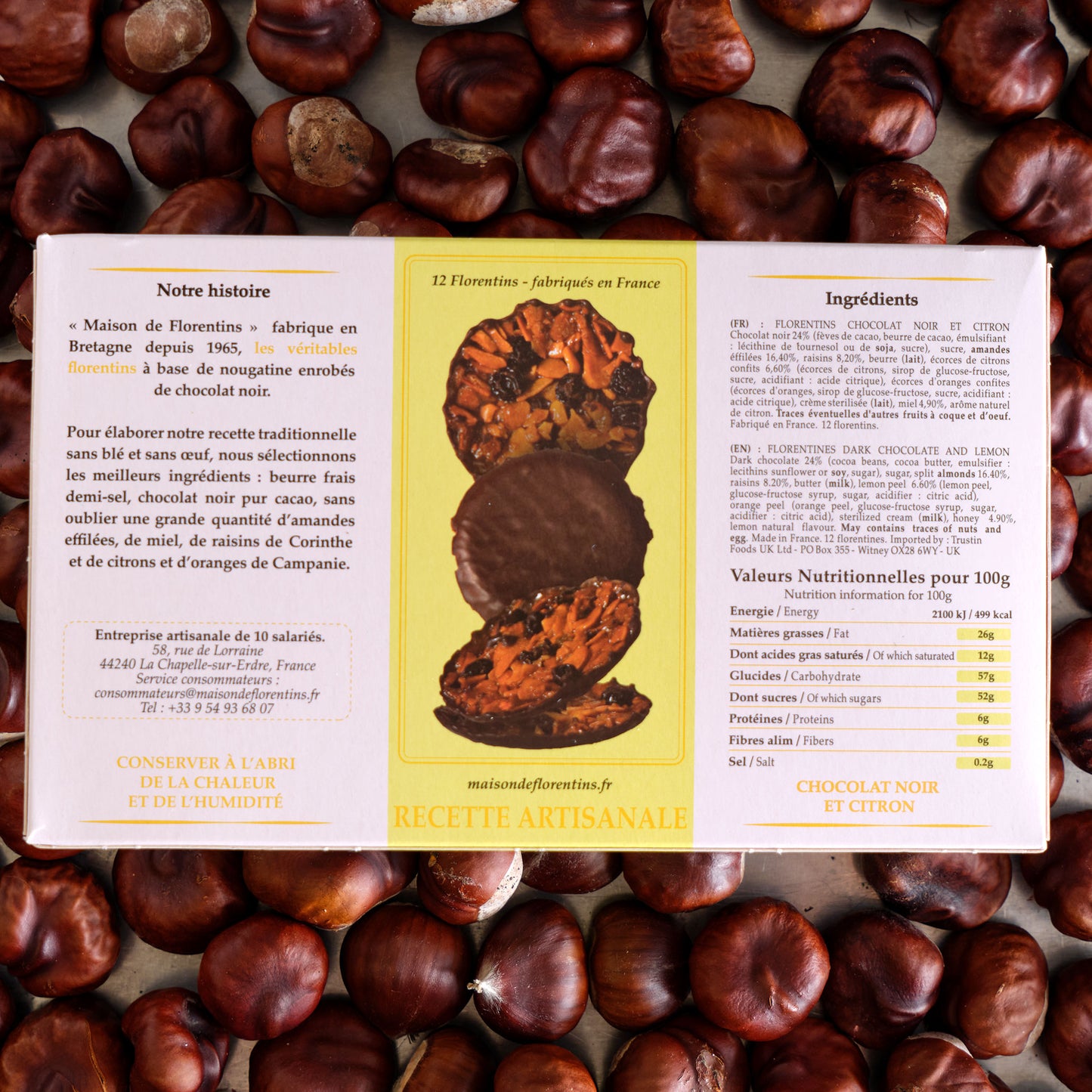 Maison de Florentins Chocolat Noir et Citron