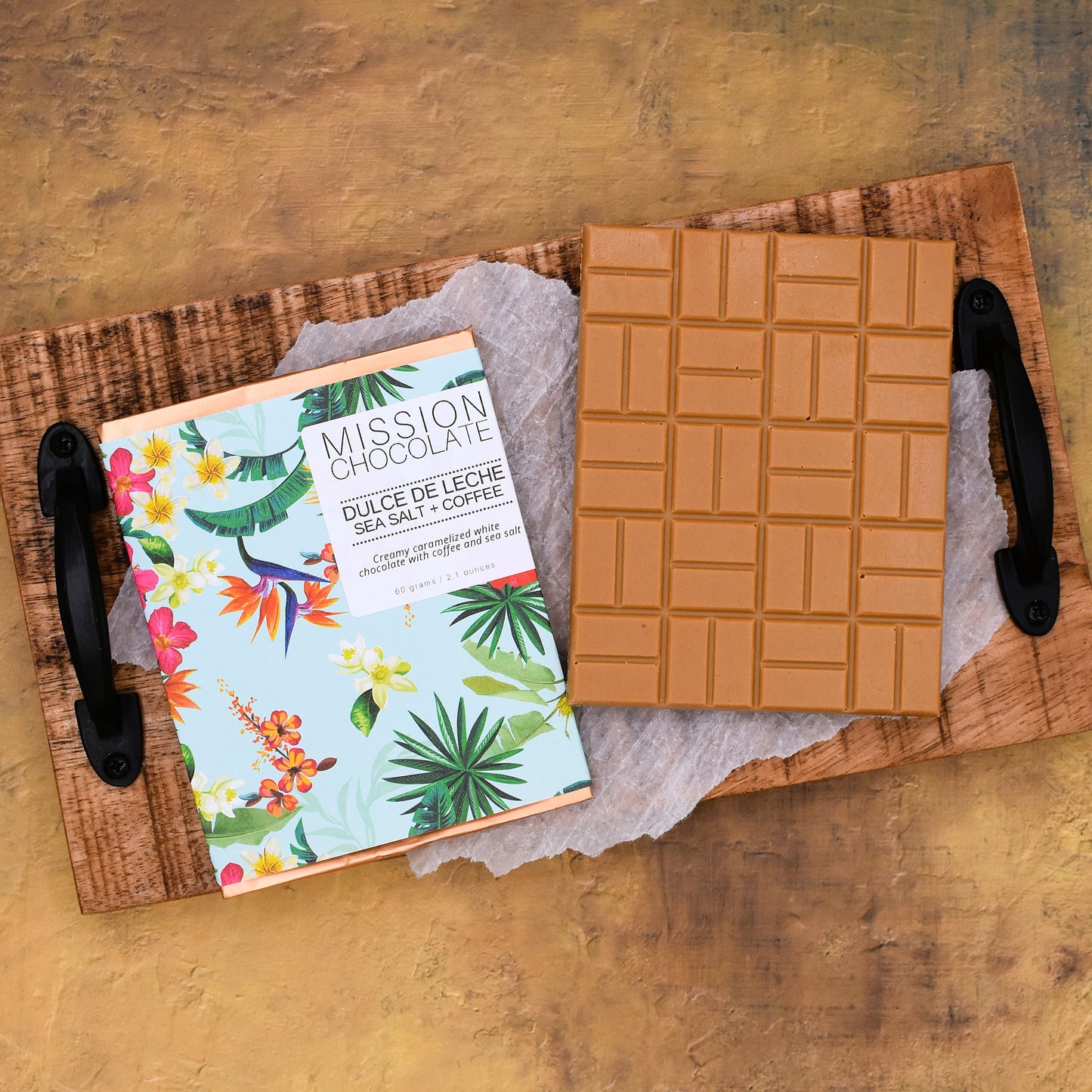 MISSION Dulce de Leche Caramelized White Chocolate with Coffee and Sea Salt