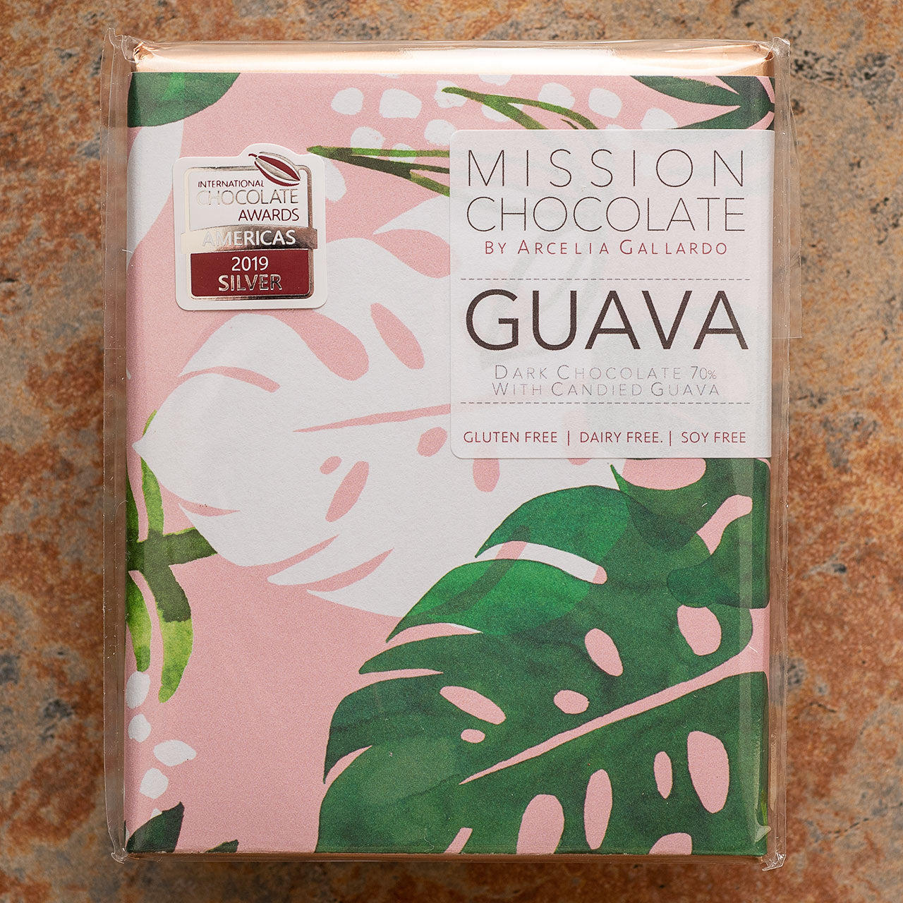 MISSION Chocolate Guava Dark Chocolate Bar