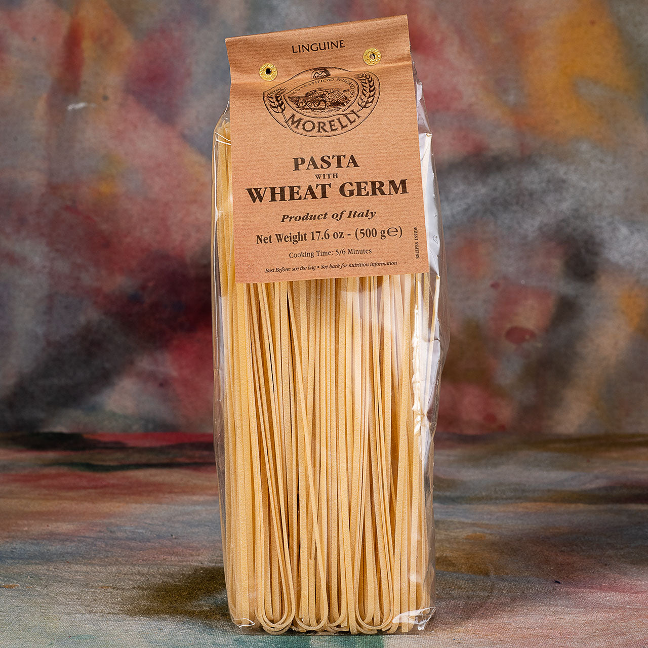 Morelli Linguine with Wheat Germ Pasta