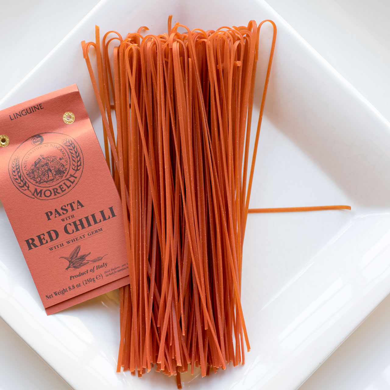 Linguine with Chilli Pepper Morelli Wheat Germ Pasta