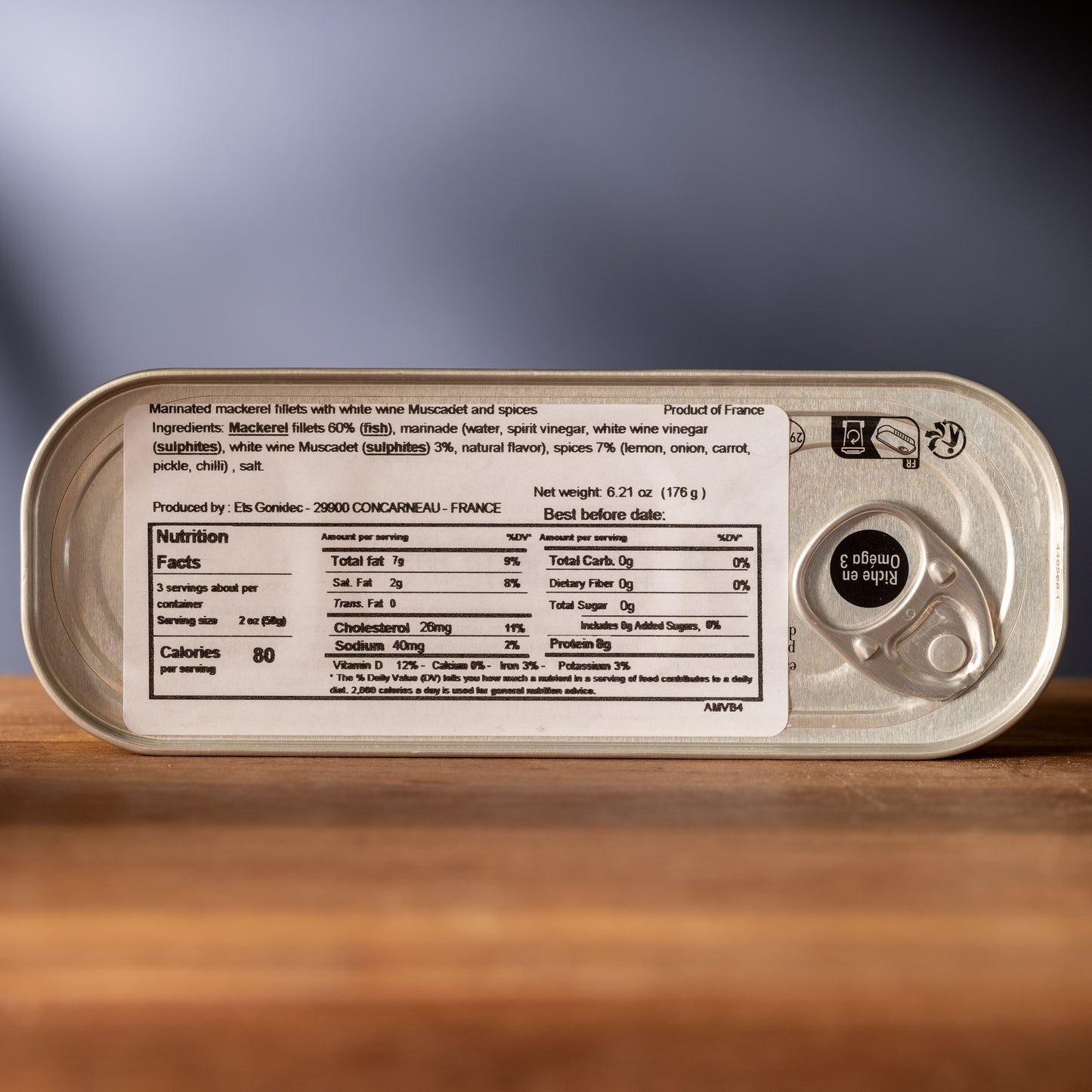 Les Mouettes d Arvor Filets de Maquereaux au Vin Blanc Muscadet