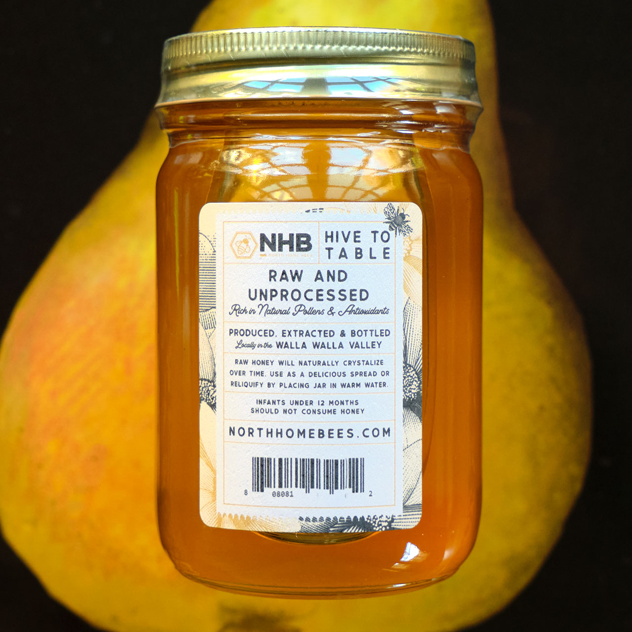 NHB Raw Walla Walla Honey by North Home Bees