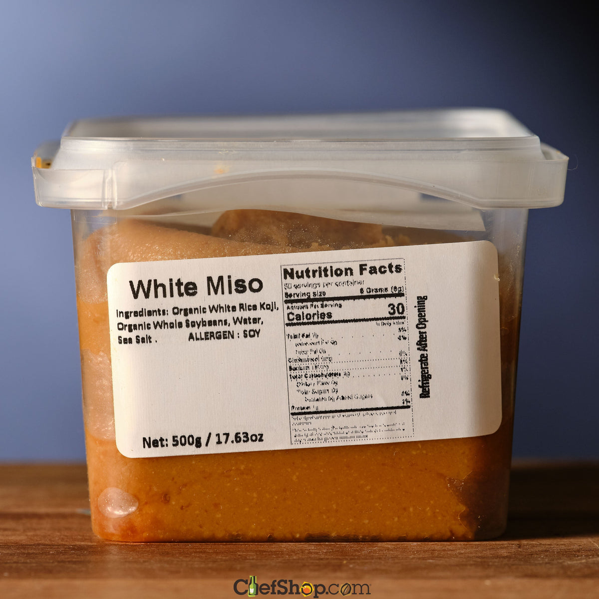 Namikura Kyoko Shiro White Soy Miso Label