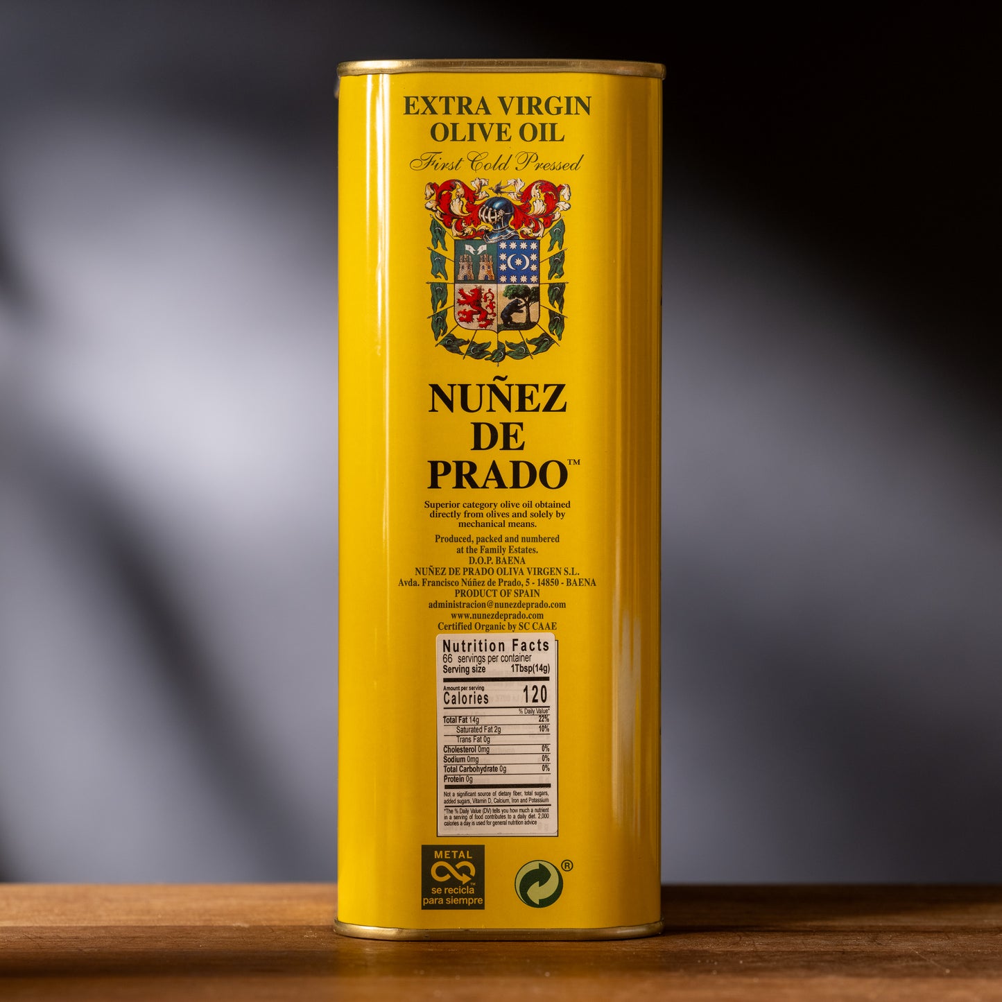 Nunez De Prado Olive Oil - 1 liter tin